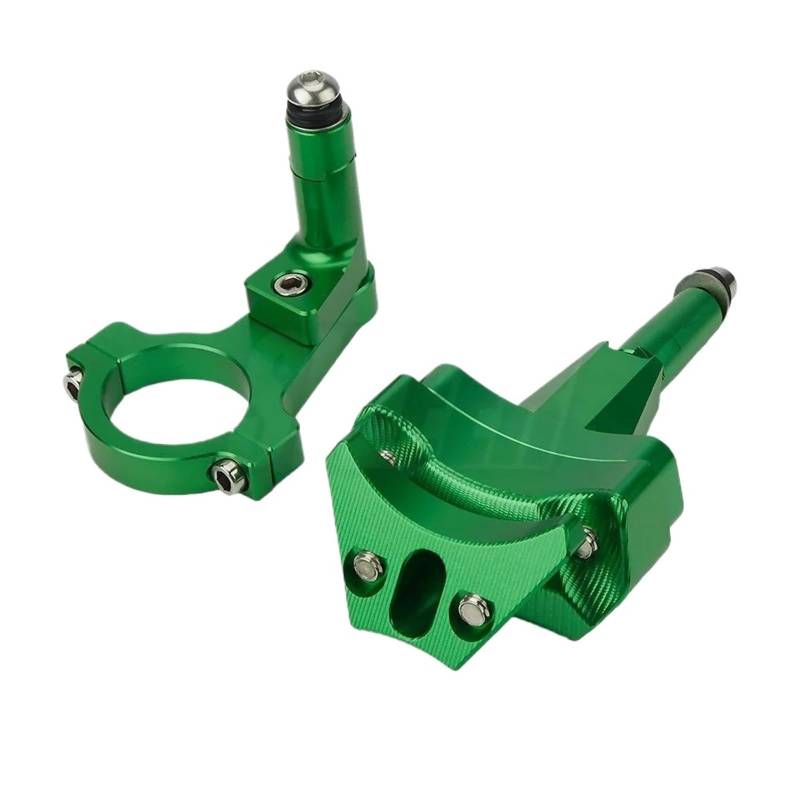 HJTEDHE Stabilisator Motorrad Motorräder Absorber Stabilisator Motorrad Lenkung Stabilisieren Dämpfer Halterung Für Kawasaki Für N-ja400 2017-2024 Lenkungs DäMpfer Motorrad(Green) von HJTEDHE