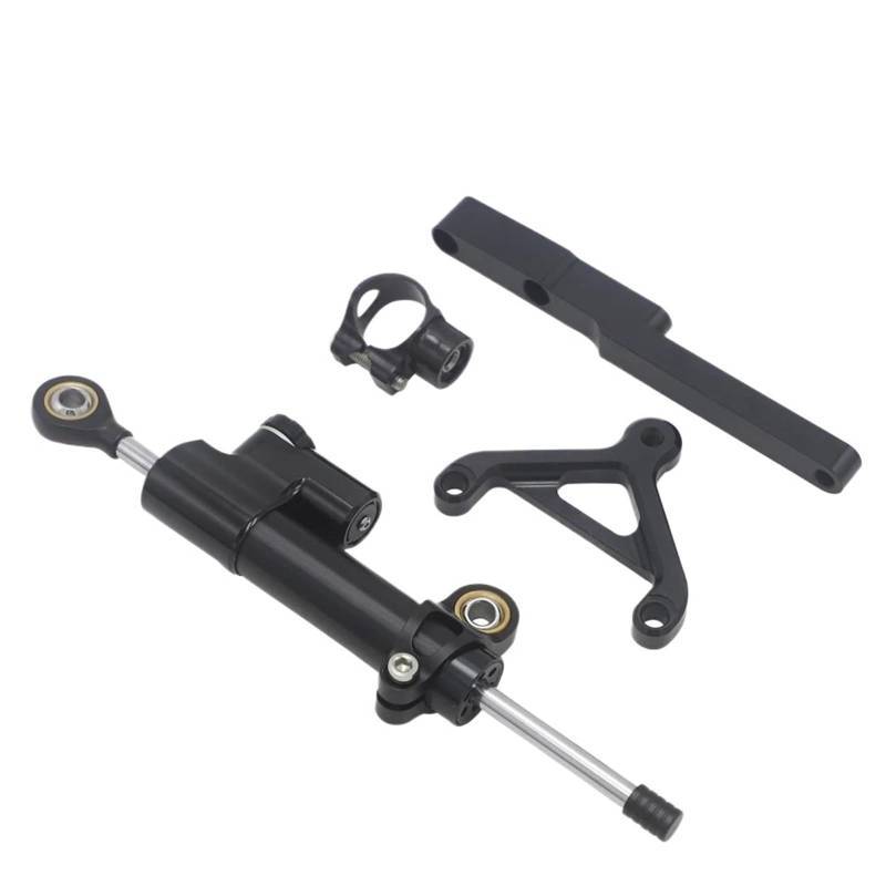 HJTEDHE Steering Damper Motorrad Für CB1000R 2008-2016 Zubehör CNC Lenkungsdämpfer Stabilisator Stoßdämpfer Richtung Halterung Motorraddämpfer Motorrad Lenkungsdämpfer(Black-A) von HJTEDHE