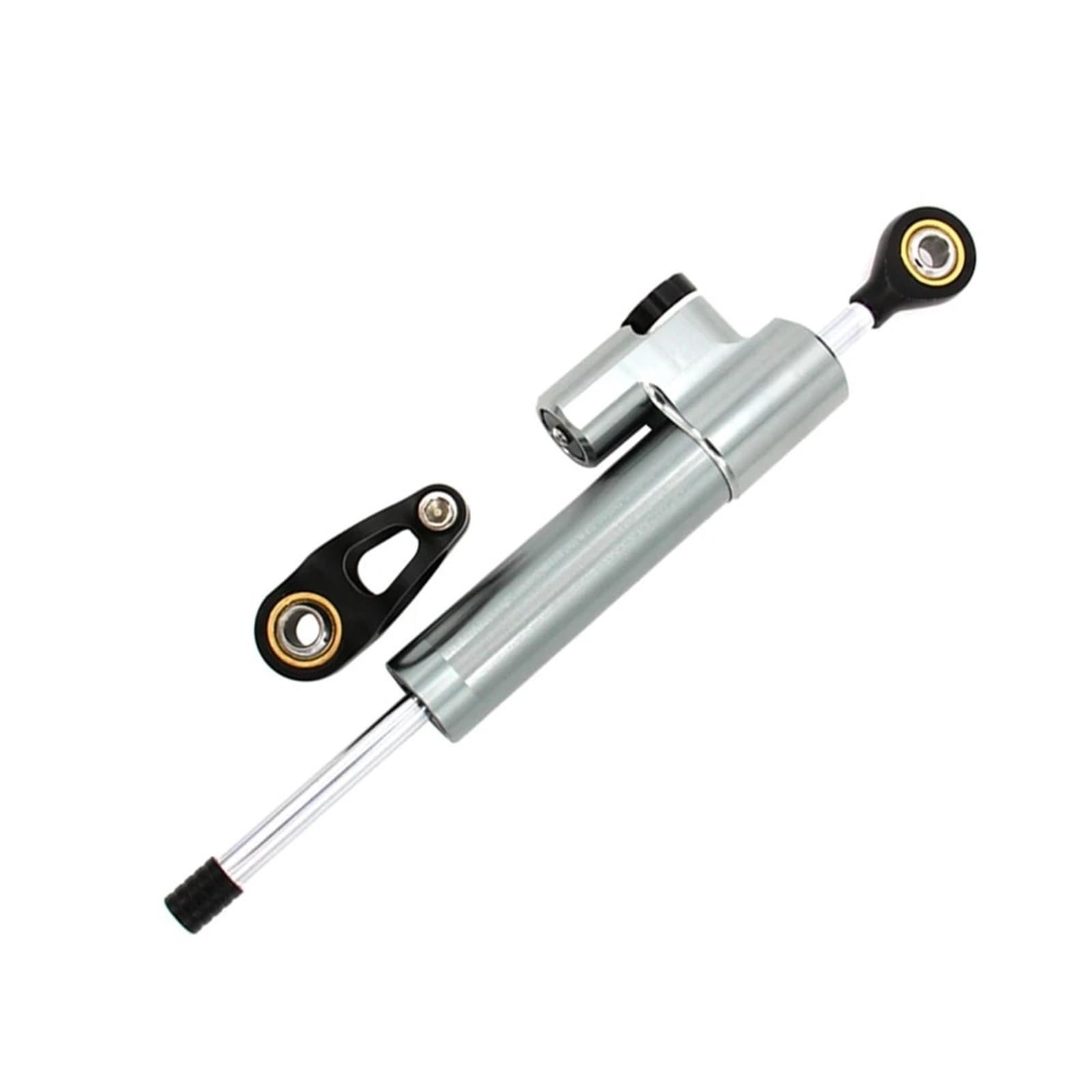 HJTEDHE Steering Damper Motorrad Motorrad-Lenkungsstabilisator Motorräder Lenkung Stabilisieren Dämpfer Halterung Mount Kit Für 600 R6 2003 2004 2005 Motorrad Lenkungsdämpfer(Gray-A) von HJTEDHE