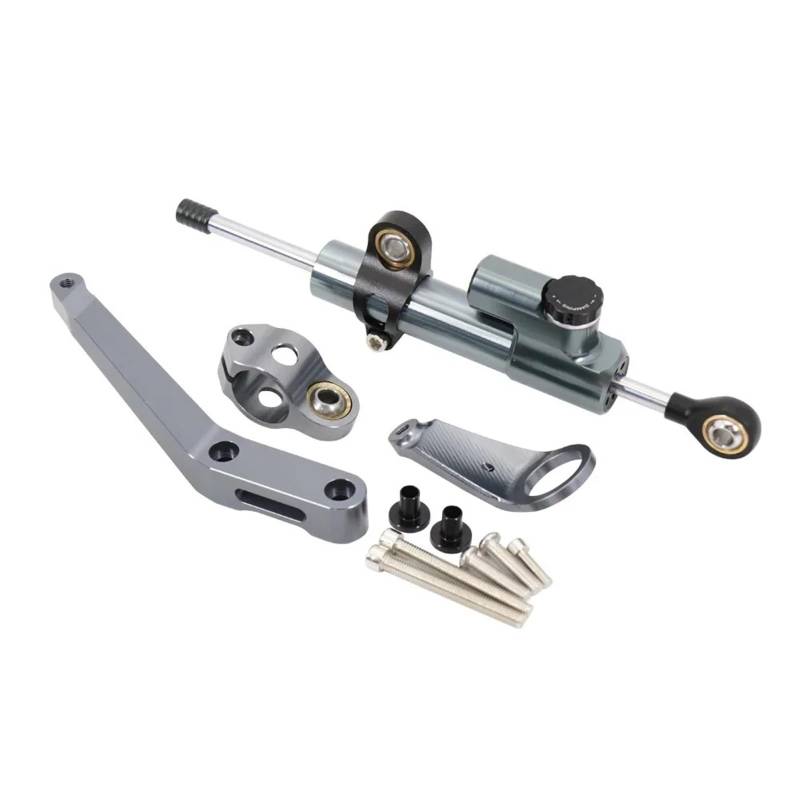 HJTEDHE Steering Damper Motorrad Motorräder Lenkungsdämpfer Lenkung Stabilisieren Dämpfer Montage Halterung Für CBR954RR 2002-2003 Für CBR 929 900 RR 2000-2001 Stabilisator Lenkungs DäMpfer(Gray-A) von HJTEDHE