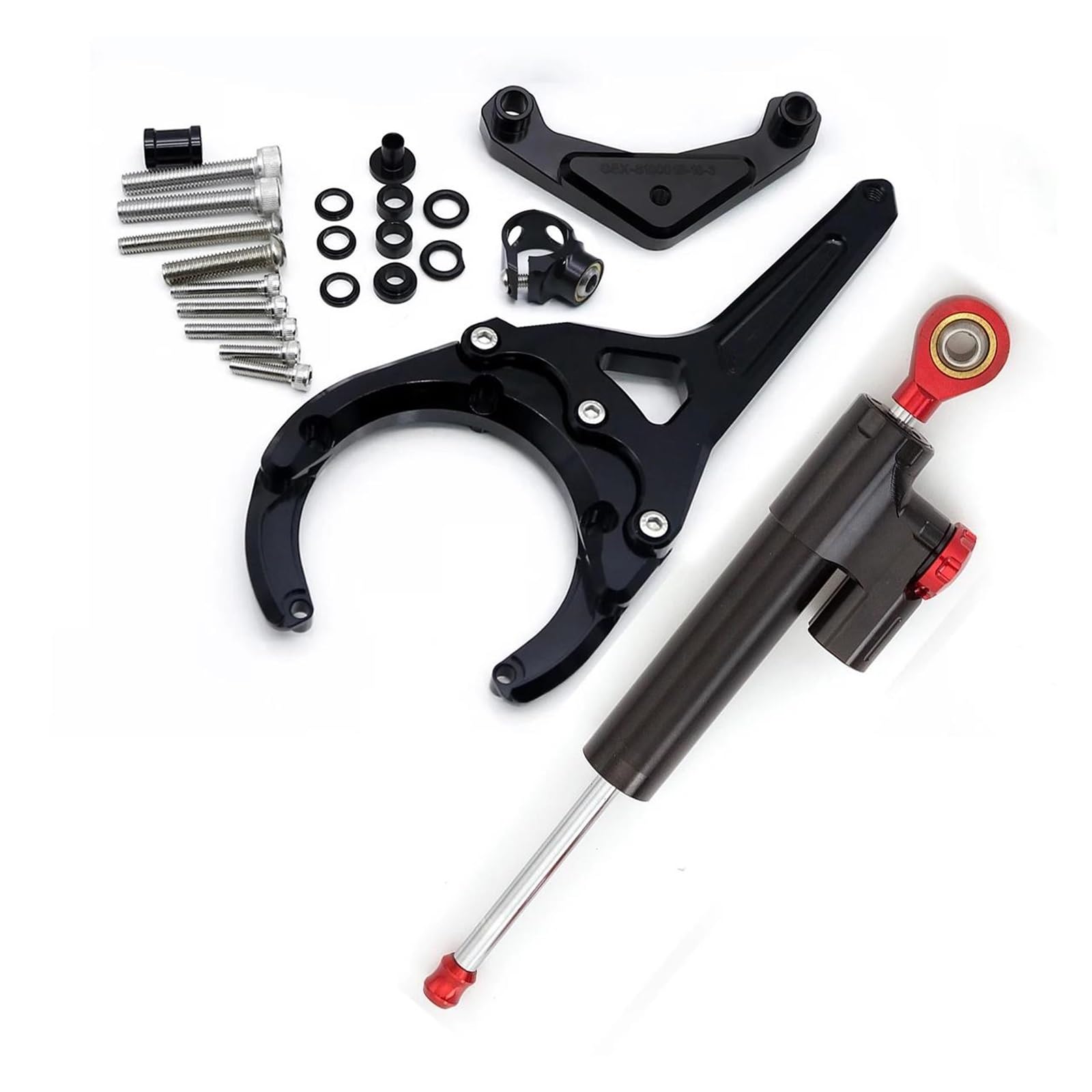 Motorrad Lenkungsdämpfer Motorraddämpfer Stabilisator CNC Lenkungsdämpfer Motorrad Stabilisierende Dämpferhalterung Montagesatz Für Suzuki Für GSXS1000/F 2016-2024 Lenkungsdämpfer Motorrad(Black Red) Motorrad Lenkungsdämpfer Motorraddämpfer Stabilisator CNC Lenkungsdämpfer Motorrad Stabilisierende Dämpferhalterung Montagesatz Für Suzuki Für GSXS1000/F 2016-2024 Lenkungsdämpfer Motorrad(Black Red) von HJTEDHE