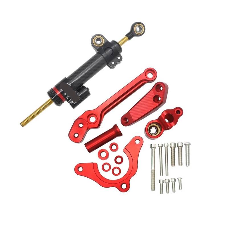 Stabilisator Lenkungs DäMpfer Für Kawasaki Für Z900 2017 - 2022 Motorradzubehör Lenkungsstabilisator Dämpferhalterung Motorraddämpfer Lenkung Motorraddämpfer Stabilisator Lenkungsdämpfer Motorrad(Blac von HJTEDHE
