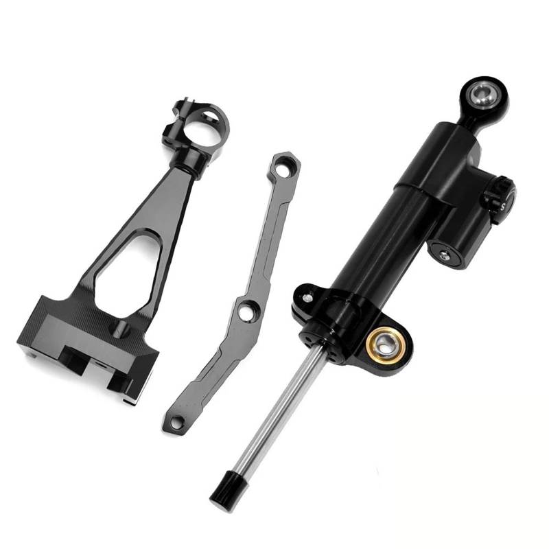 Stabilisator Lenkungs DäMpfer Motorrad-Lenkungsstabilisator, Motorrad-Lenkungsdämpferhalterung, Stabilisatorunterstützung, Geschwindigkeitswackel-Sicherheitszubehör Für MT-09 2013-2020 Lenkungs DäMpfe von HJTEDHE