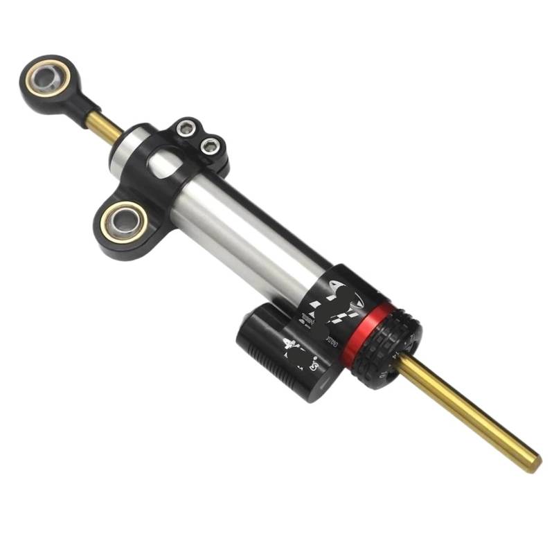 Stabilisator Motorrad Für MT09 MT07 R1 R6 FZ1 XJR1300 CNC-modifizierter Universeller Aluminium-Stoßdämpfer Lenkstabilität Sicherheitskontrolle Motorrad-Puffer-Steuerstange Lenkungs DäMpfer Motorrad von HJTEDHE