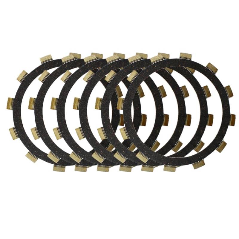 Kompatibel mit XT250X 2008–2010 TTR250 1999–2006 XT250 Serow 2009–2013 6-teiliges Motorrad-Kupplungsreibungsplatten-Set von HJXcTRH