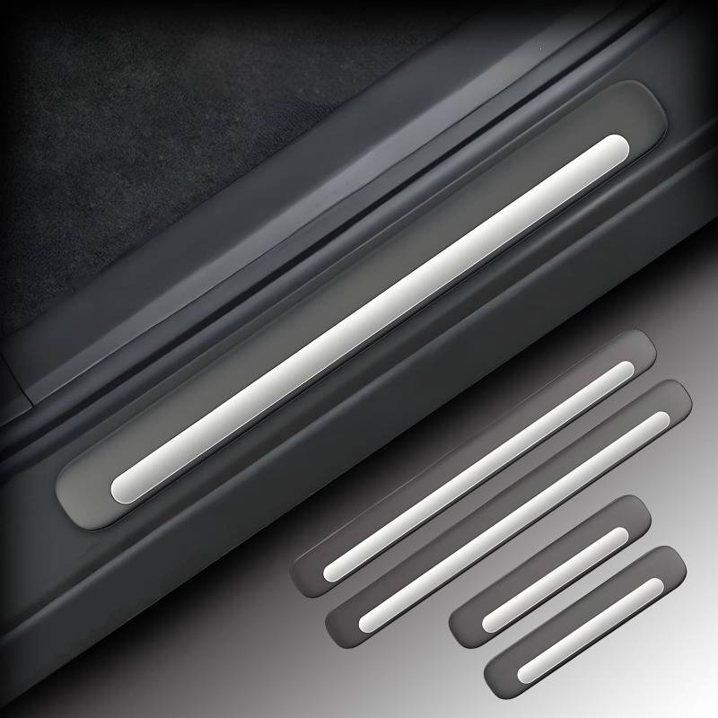 4 Stück Einstiegsleisten Schutz für BMW 3 Series Touring (F31 LCI) 2015-2019, Einstiegsleisten Auto - Metall PC Material - Auto Deko Zubehör,Grey von HJYOUXUAN