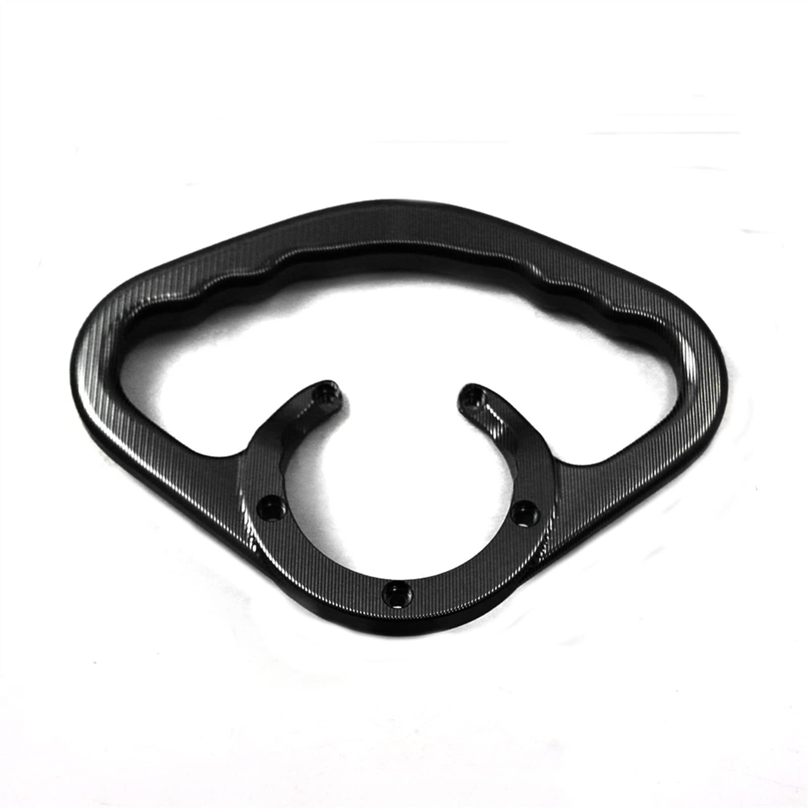 Motorrad Sozius Haltegriffe für Kawasaki Z800 Z1000 ER-6N ER-6F Ninja 300 Z1000SX ZX-6R 636 ZX-10R ZZR1400 Beifahrergriff Gas Kraftstofftank Armlehne Handgriffe (Farbe: Schwarz) von HKHBJK