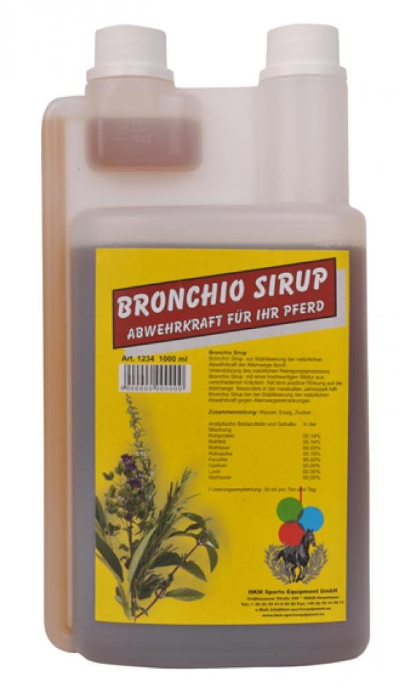 HKM 96970013 Bronchio Sirup, Etikett auf Französisch, M von HKM