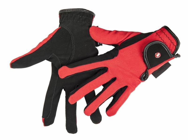 HKM Erwachsene Reithandschuhe -Professional Nubuk Lederimitat-9112 schwarz/weißM Hose, 9112 Weiß, M von HKM