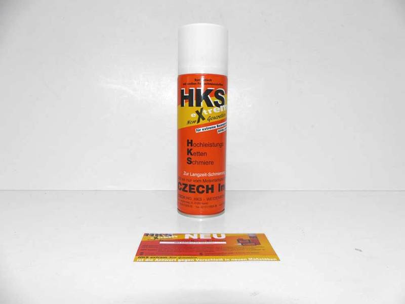 HKS CZECH EXTREM Kettenschmiere Kettenfett Spraydose 300ml von HKS