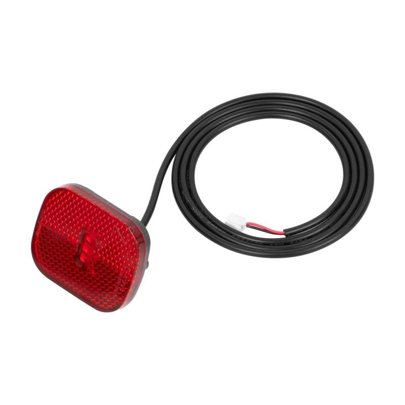 Hinten kompatibel mit Fender Rücklicht Bremslicht Lampe kompatibel mit Ninebot F30D F40D Elektroroller Kotflügel Nummer Nummernschild Kotflügel Lichter Teile von HLAQHL