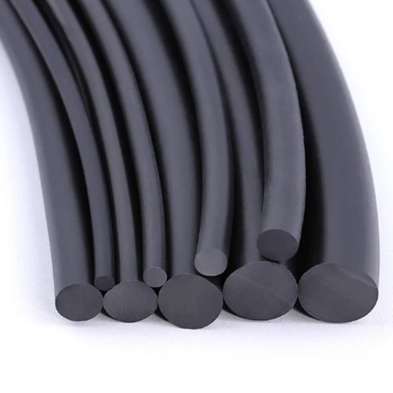 3 Meter/10 Fuß NBR-Dichtungsstreifen, massiver schwarzer Nitrilkautschukstreifen, O-Ring-Kabel, NBR-Gummidichtung, Durchmesser 10 mm bis 50 mm(35mm) von HLHLH