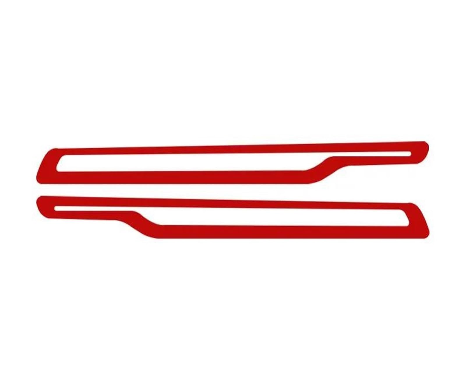 2 Stück Für Mini Für John Für Cooper Für Works Für Cabrio F57 2021 2022 2014-On Door Side Stripes Rock Aufkleber Auto Seitenschweller Trittbretter Schweller(Glossy red) von HLJNLVBN