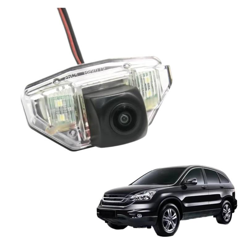 Drahtlose Rückfahrkamera Auto Fahrzeug Reverse Parkplatz Zubehör HD 1280 * 720 Fisheye Rückansicht Kamera Für CRV 2007 2008 2009 2010 Auto-Rückfahrkamera(Camera N 5 Foldable) von HLJNLVBN