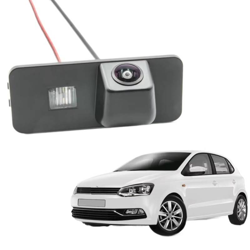 Drahtlose Rückfahrkamera CCD HD AHD Fisheye Rückansicht Kamera Auto Monitor Für VW Für Polo Fließheck MK5 2009 2010 2011 2012 2013 2014 2015 2016 2017 Auto-Rückfahrkamera(C135 AHD 720P) von HLJNLVBN
