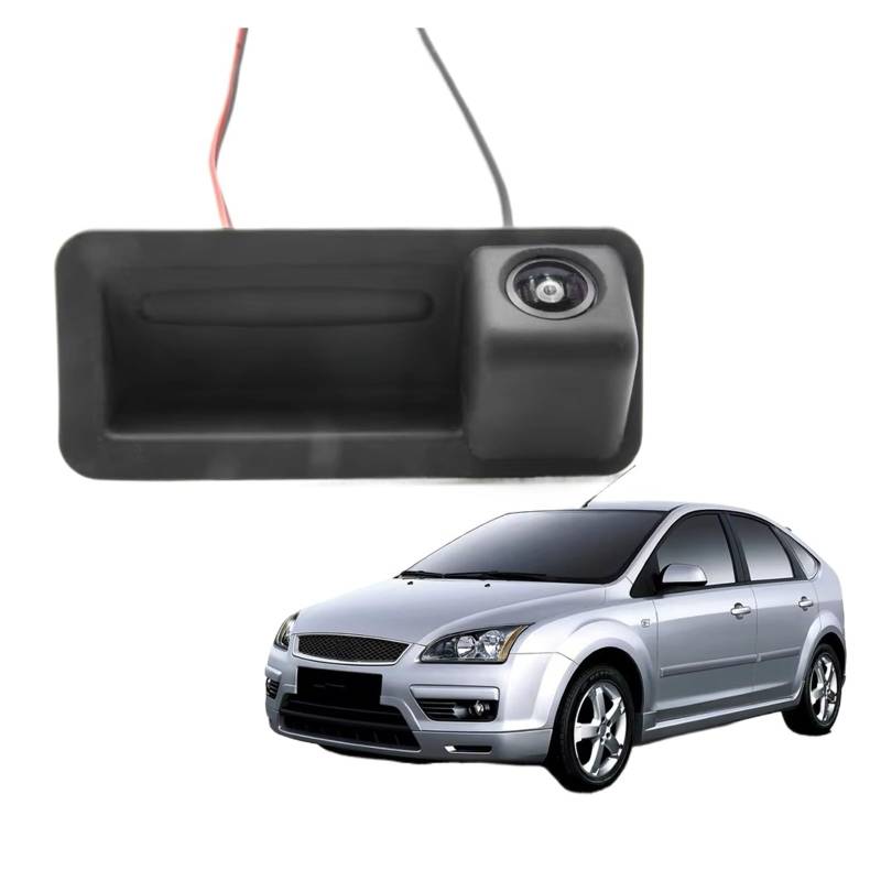 Drahtlose Rückfahrkamera CCD HD AHD Fisheye Rückansicht Kamera Auto Stamm Griff Reverse Parkplatz Backup-Monitor Für Focus 2 Fließheck 2005 2006 2007 Auto-Rückfahrkamera(A120 CVBS 680x480) von HLJNLVBN
