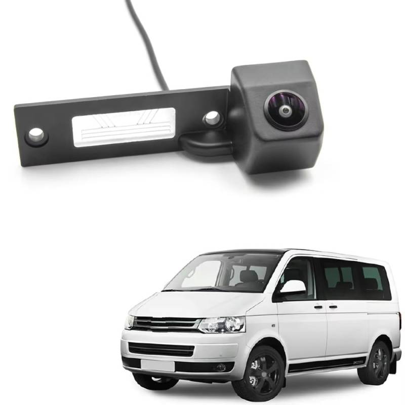 Drahtlose Rückfahrkamera CCD HD AHD Fisheye Rückansicht Kamera Für VW T5 Für Transporter Für Caravelle Für Multivan 2003~2015 Auto Reverse Parkplatz Monitor Auto-Rückfahrkamera(B150 CVBS 680x480) von HLJNLVBN
