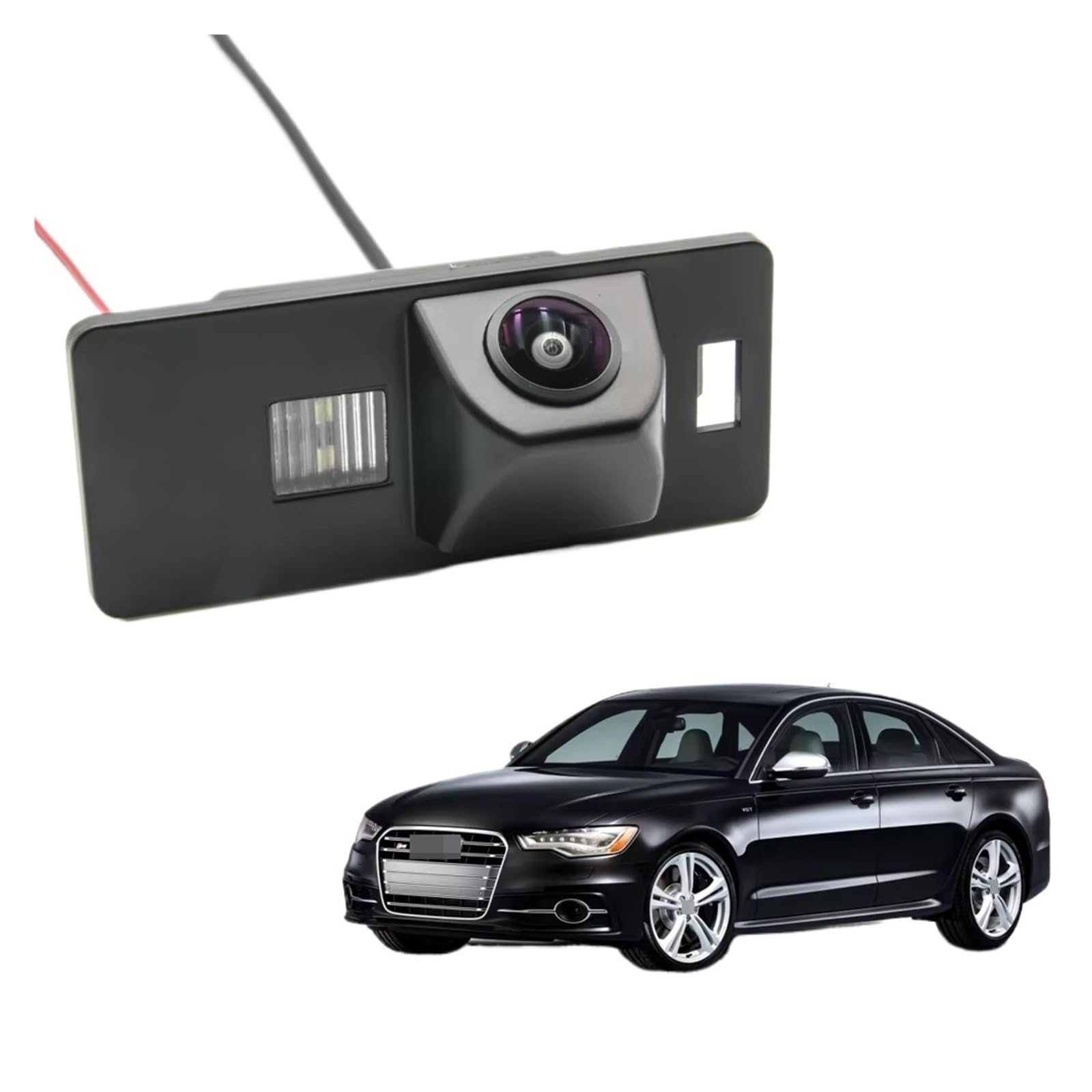 Drahtlose Rückfahrkamera CCD HD AHD Fisheye Rückfahrkamera Auto-Backup-Parkmonitor Für A4(B8) 2007 2008 2009 2010 2011 2012 2013 2014 2015 2016 Auto-Rückfahrkamera(C135 AHD 720P) von HLJNLVBN