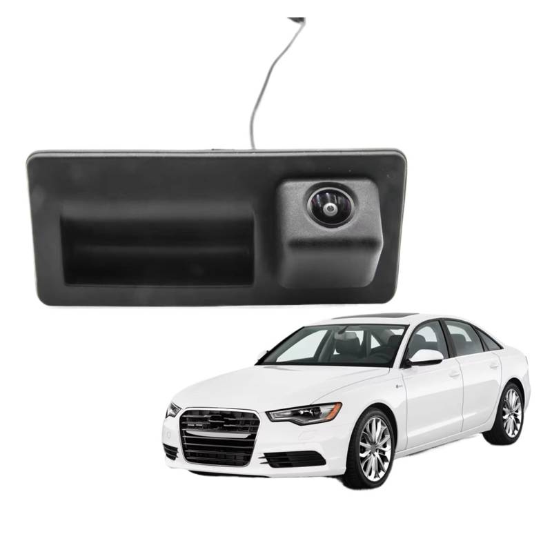 Drahtlose Rückfahrkamera Für A6 2012 2013 2014 2015 2016 2017 2018 2019 CCD HD AHD Fisheye Rückansicht Kamera Auto Stamm Griff Rückunterstützungs Monitor Auto-Rückfahrkamera(B150 CVBS 680x480) von HLJNLVBN