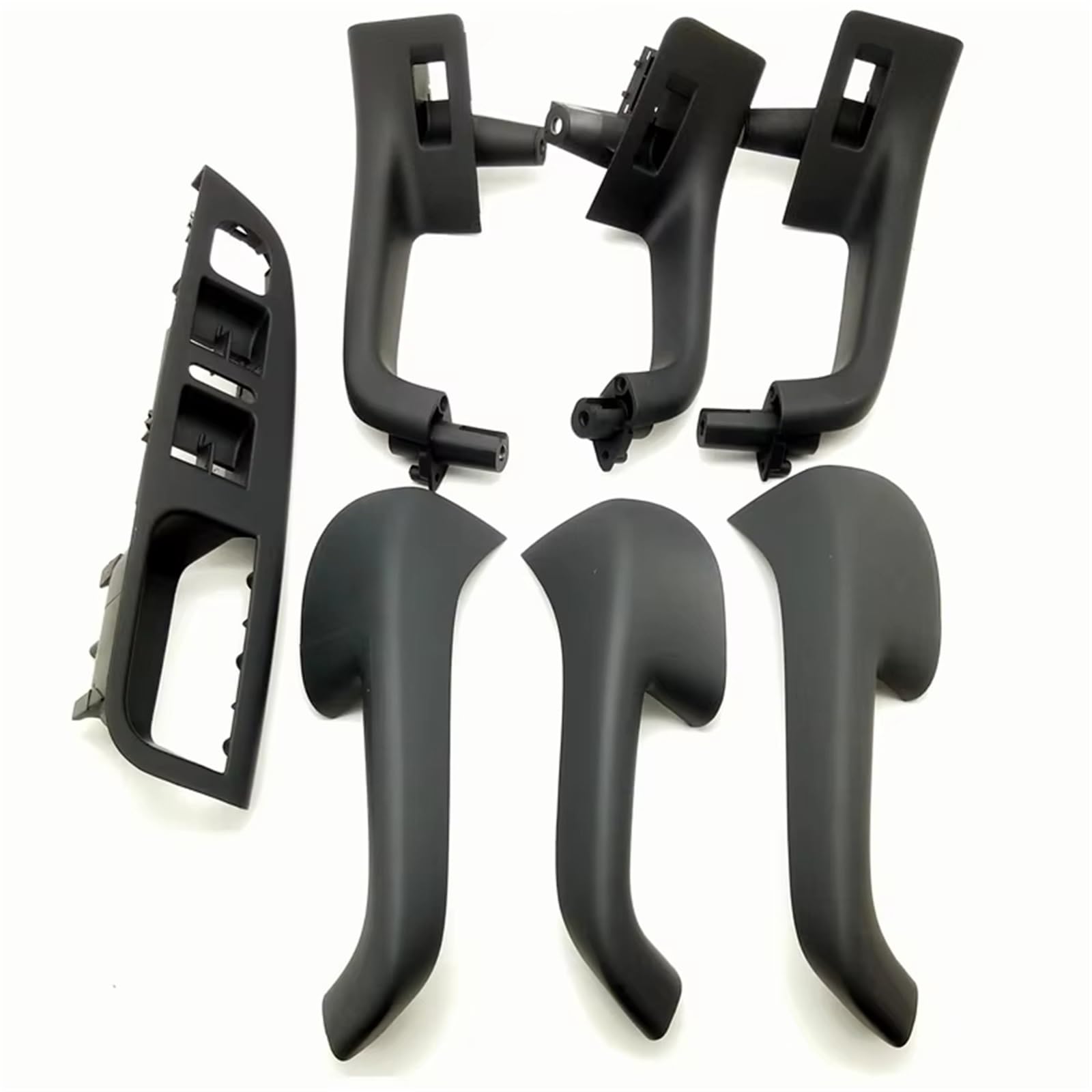 Innentürgriff 1K0 868 040B Schwarz Farbe Innen Türgriff Haltegriff Cover Set Für VW Für Golf 5 Für GTI MK5 Für Jetta MK5 1999-2012 Türgriff(B) von HLJNLVBN
