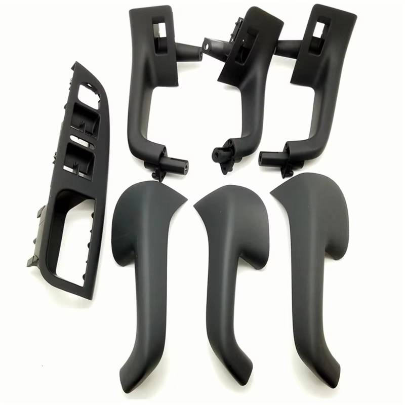 Innentürgriff 1K0 868 040B Schwarz Farbe Innen Türgriff Haltegriff Cover Set Für VW Für Golf 5 Für GTI MK5 Für Jetta MK5 1999-2012 Türgriff(B) von HLJNLVBN