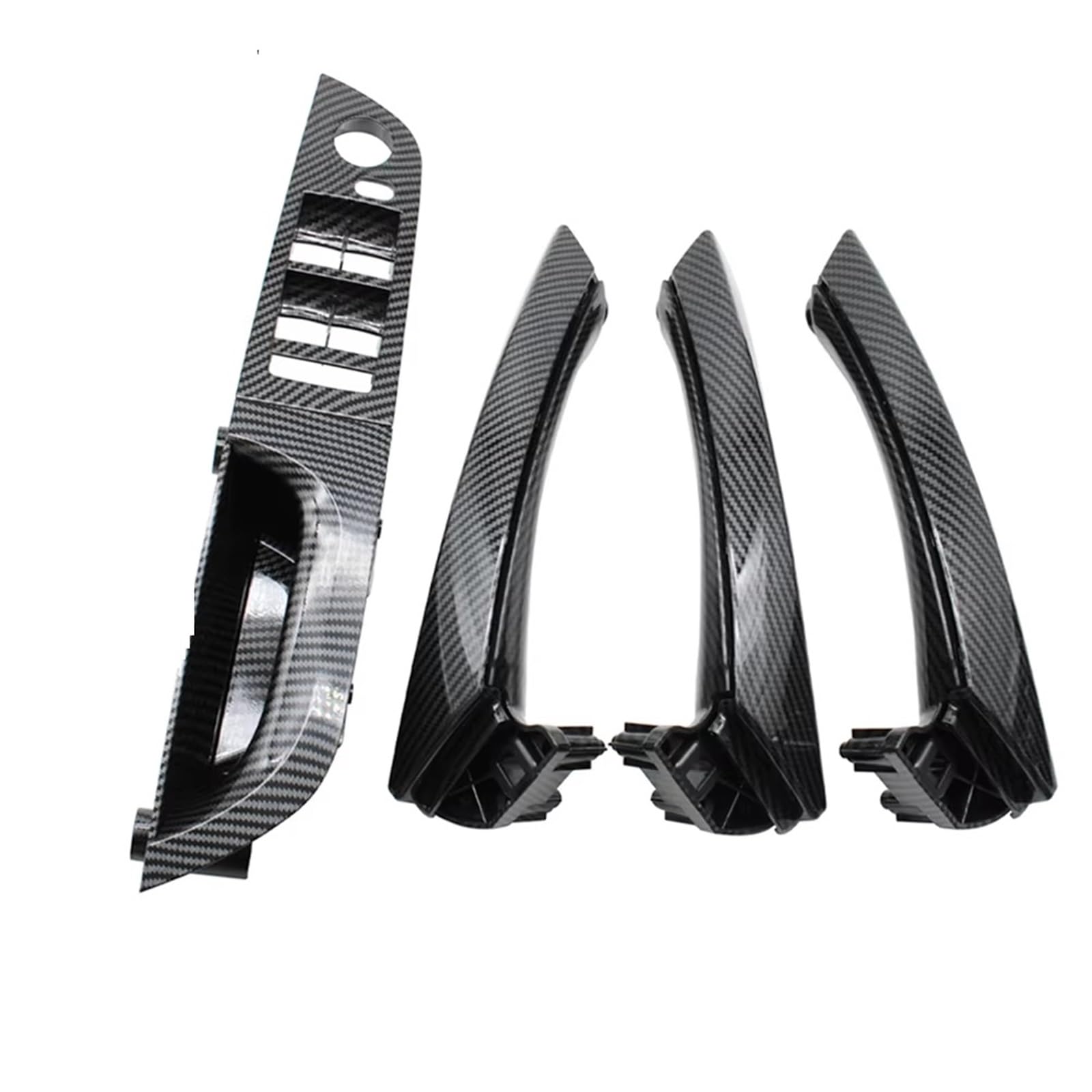Innentürgriff 6131 9217 326 Für 3 Serie E90 E91 316 318 320 325 328 04-12 LHD Carbon Fiber Innen Tür Pull Griff Armlehne Panel Komplette Set Türgriff(35.5 Low-end Set) von HLJNLVBN