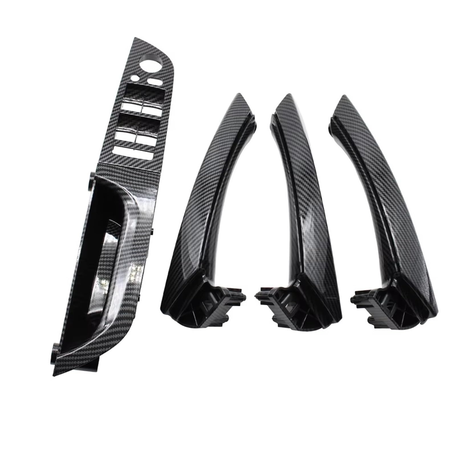 Innentürgriff 6131 9217 326 Für 3 Serie E90 E91 316 318 320 325 328 04-12 LHD Carbon Fiber Innen Tür Pull Griff Armlehne Panel Komplette Set Türgriff(37.5 High-end Set) von HLJNLVBN