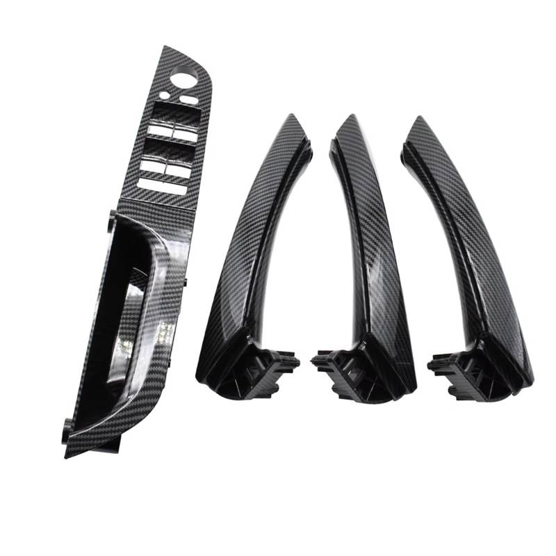 Innentürgriff 6131 9217 326 Für 3 Serie E90 E91 316 318 320 325 328 04-12 LHD Carbon Fiber Innen Tür Pull Griff Armlehne Panel Komplette Set Türgriff(37.5 High-end Set) von HLJNLVBN