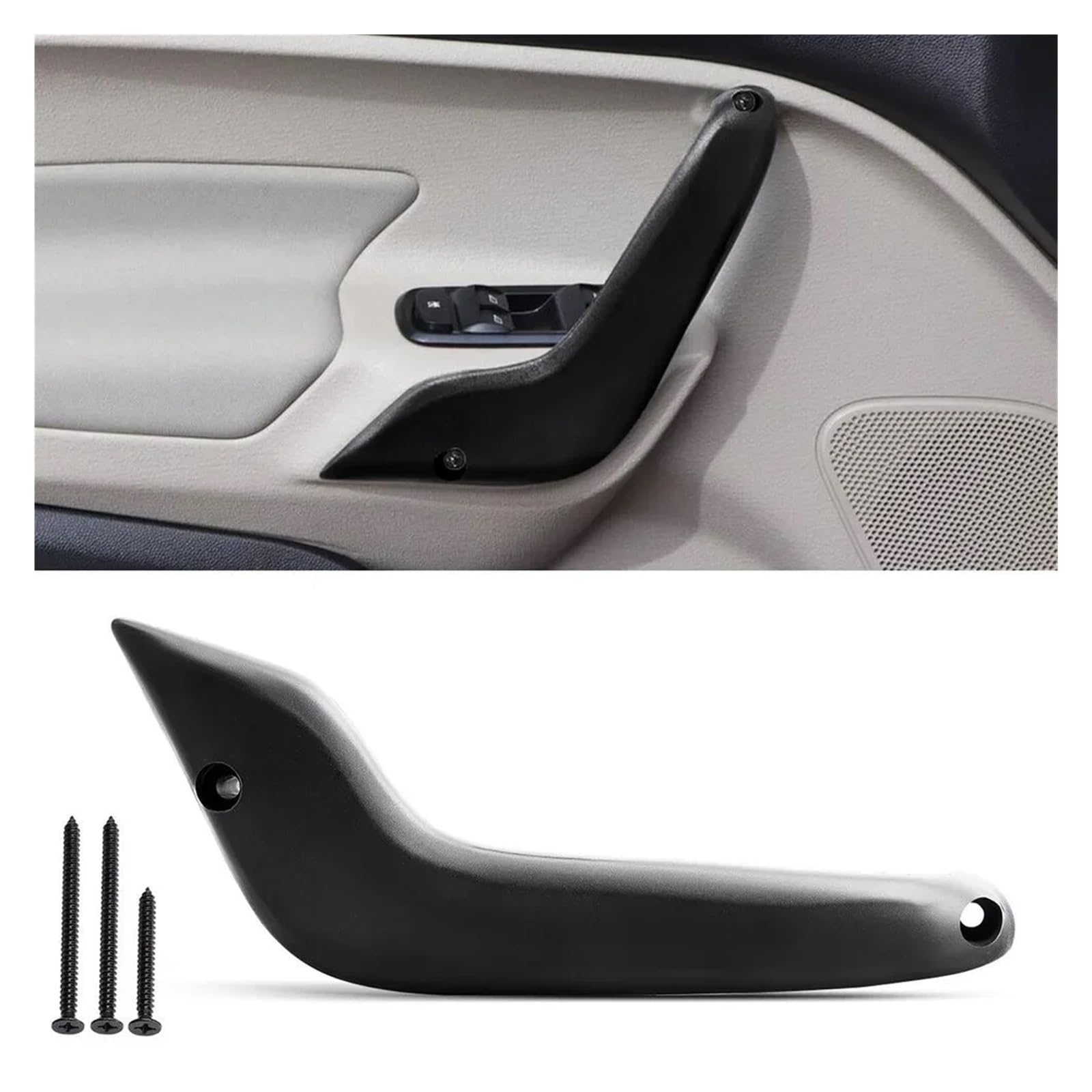 Innentürgriff ABS Auto/Manueller Fensterheber-Innentürgriff Für Ford Für Fiesta 2011 2012 2013 2014 2015 2016 2017 2018 2019 2020 Türgriff(Left Automatic) von HLJNLVBN