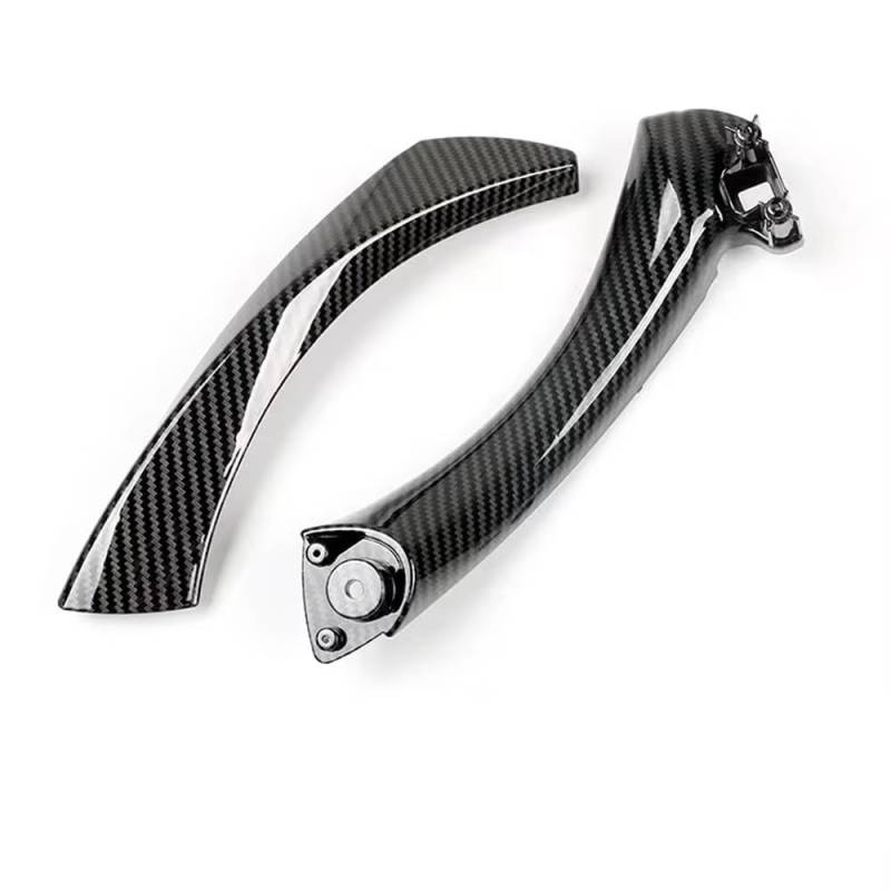 Innentürgriff Autoinnenraum Rechts Links Seite Innentürverkleidung Vorne Griff Ziehen Verkleidung + Abdeckung Für E90 E91 3er-Serie 2005-2012 E90 E91 E92 Türgriff(Carbon Left kit) von HLJNLVBN