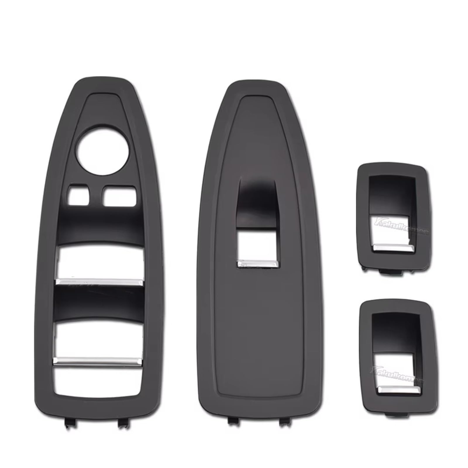 Innentürgriff Für 1 3 4 Serie F20 F30 F31 F34 F35 F36 318i 320i 330i 335i 2012-2019 LHD RHD Auto Innen Tür Fensterheber Schalter Abdeckung Trim Türgriff(A-Black-4Piece Set) von HLJNLVBN