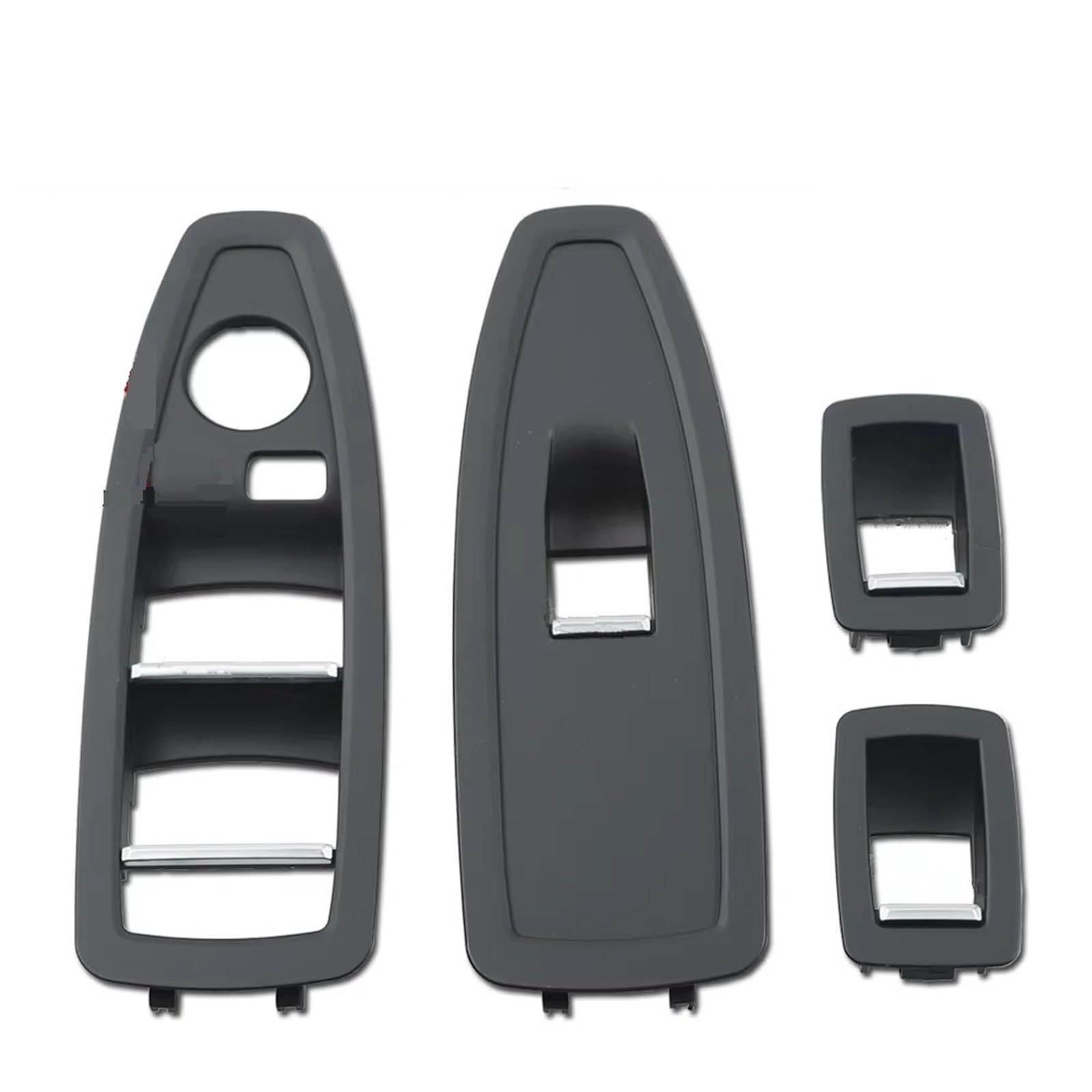 Innentürgriff Für 1 3 4 Serie F20 F30 F31 F34 F35 F36 318i 320i 330i 335i 2012-2019 LHD RHD Auto Innen Tür Fensterheber Schalter Abdeckung Trim Türgriff(B-Black-4Piece Set) von HLJNLVBN