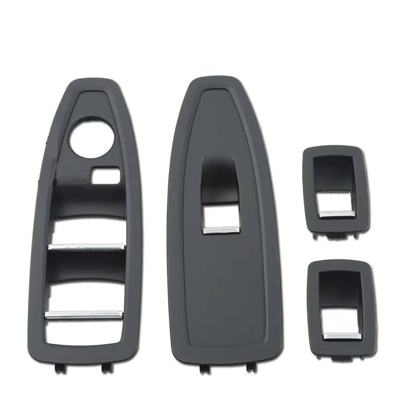 Innentürgriff Für 1 3 4 Serie F20 F30 F31 F34 F35 F36 318i 320i 330i 335i 2012-2019 LHD RHD Auto Innen Tür Fensterheber Schalter Abdeckung Trim Türgriff(B-Black-4Piece Set) von HLJNLVBN