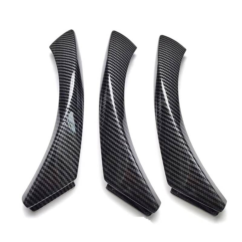 Innentürgriff Für 3er E90 E91 316 318 320 325 328i 2004-2012 LHD RHD Carbon Fiber Innentür Armlehne Pull Griff Türgriff(LHD Cover 3Piece Set) von HLJNLVBN