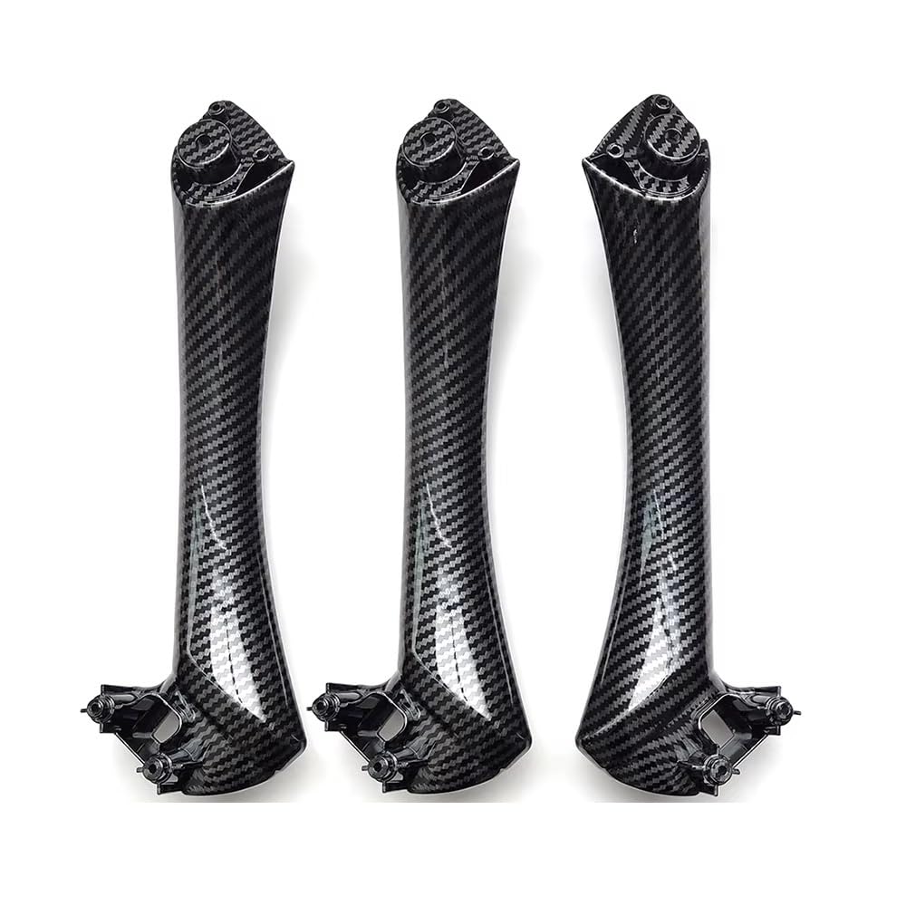 Innentürgriff Für 3er E90 E91 316 318 320 325 328i 2004-2012 LHD RHD Carbon Fiber Innentür Armlehne Pull Griff Türgriff(RHD Inside 3Piece Set) von HLJNLVBN