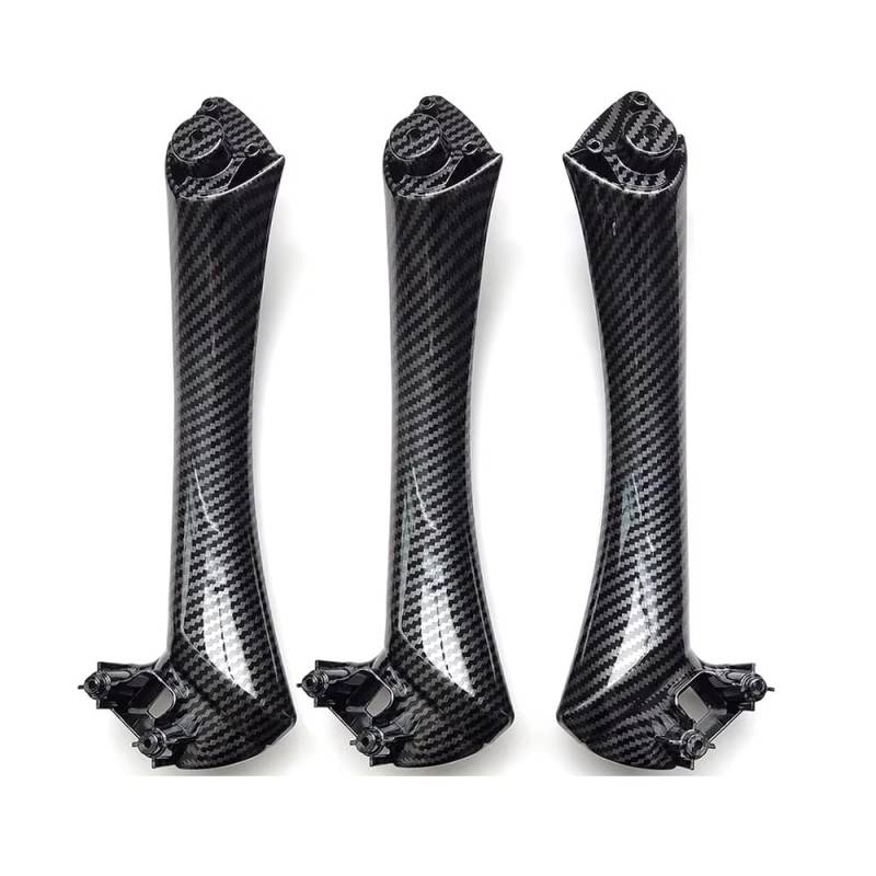 Innentürgriff Für 3er E90 E91 316 318 320 325 328i 2004-2012 LHD RHD Carbon Fiber Innentür Armlehne Pull Griff Türgriff(RHD Inside 3Piece Set) von HLJNLVBN