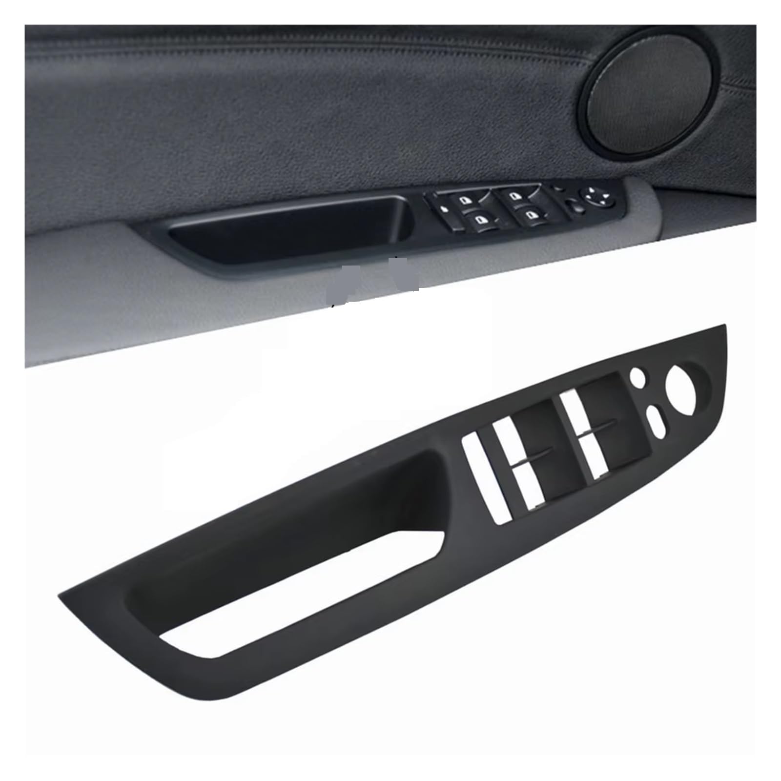 Innentürgriff Für E70 X5 SAV 2007-2013 E71/E72 X6 SAV 2008-2014 Links Rechts Seite Auto Innen Interieur Armlehne Tür Panel Griff Pull Trim Abdeckung Türgriff(Black Panel) von HLJNLVBN