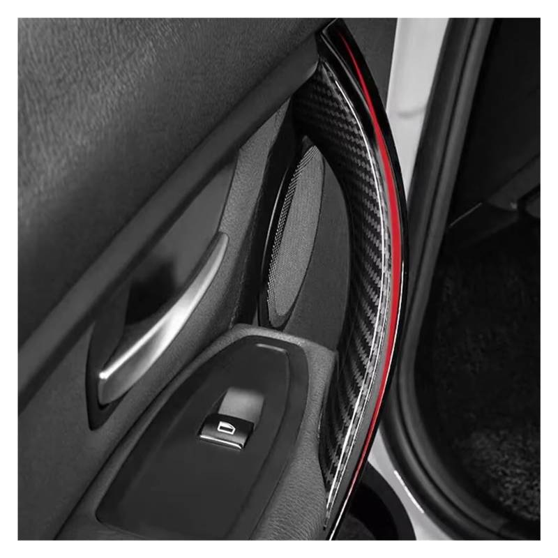 Innentürgriff Für F30 F31 F32 F34 F36 F80 F82 3 4 Serie 3GT ABS Innentürgriff Pull Schutzhülle Auto Innentürgriffe Türgriff(Carbon Fibre 4Piece) von HLJNLVBN