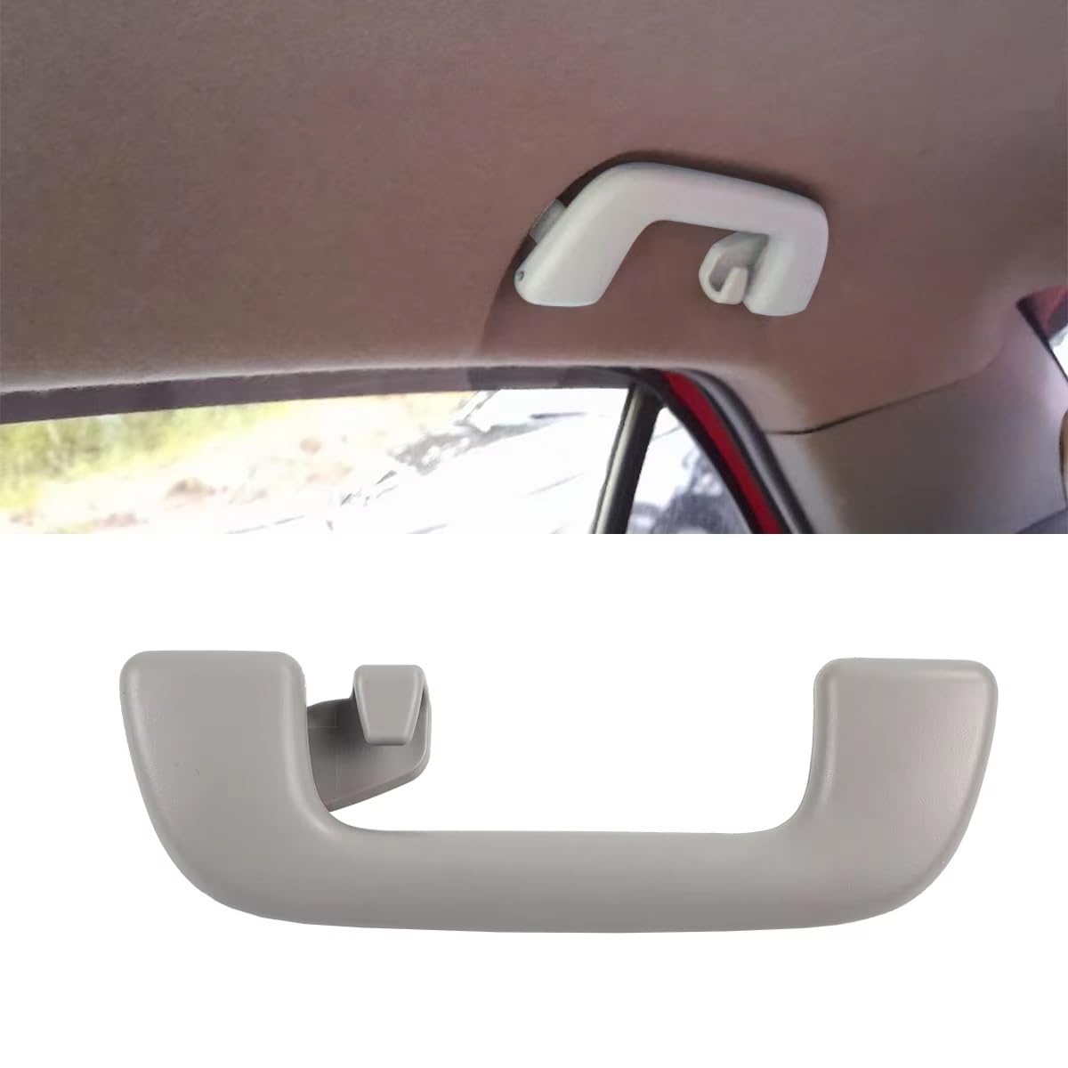 Innentürgriff Für Toyota Für Corolla 2008-2013 Innendach-Sicherheitsgriff Deckenarmlehne Handlauf Zughand Für Yaris Für Vios 2008-2013 Für Rav4 2005-2012 Türgriff(Rear Light Grey) von HLJNLVBN