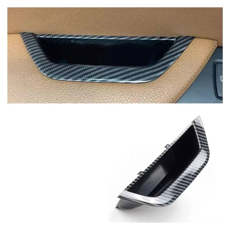 Innentürgriff Für X3 X4 F25 F26 2010-2017 51417250307 LHD RHD Innen Fahrer Tür Pull Griff Armlehne Panel Abdeckung Lagerung Box Türgriff(Carbon Fiber-LHD) von HLJNLVBN