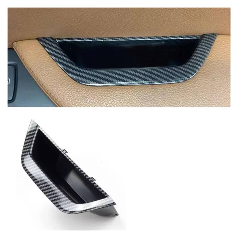 Innentürgriff Für X3 X4 F25 F26 2010-2017 51417250307 LHD RHD Innen Fahrer Tür Pull Griff Armlehne Panel Abdeckung Lagerung Box Türgriff(Carbon Fiber-RHD) von HLJNLVBN