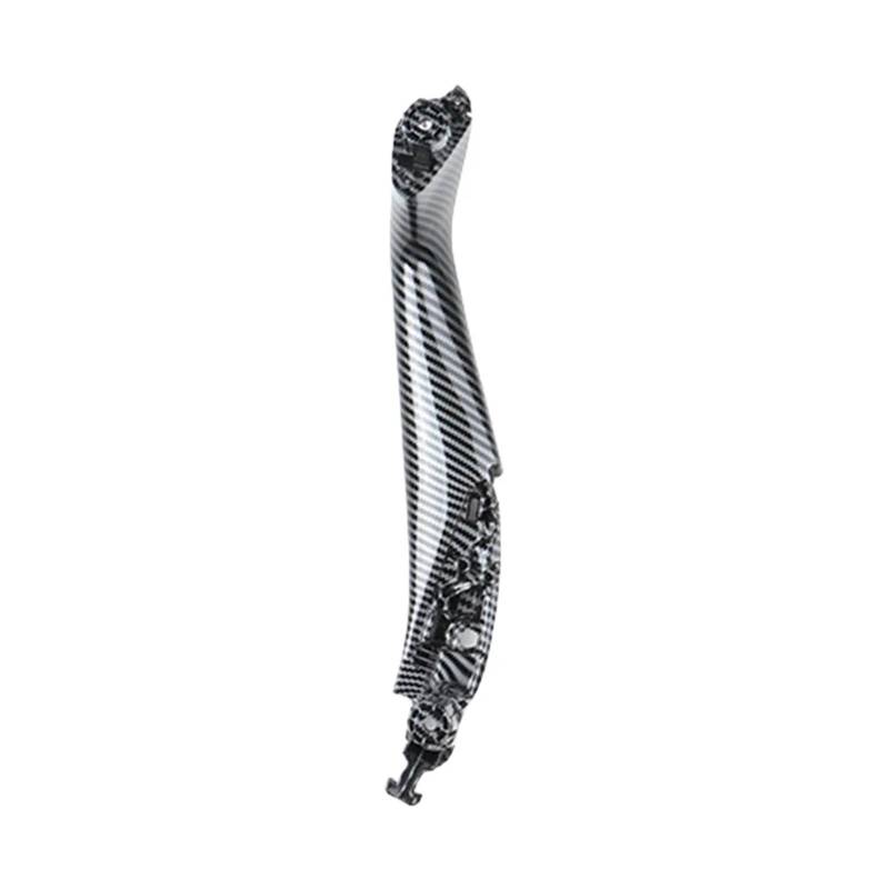 Innentürgriff Innen Auto Links Rechts Türgriff Innen Panel Trim Schwarz Carbon 51417438523 Für 5 Series G30 G31 G38 2017-2023 Türgriff(Front Right Carbon) von HLJNLVBN