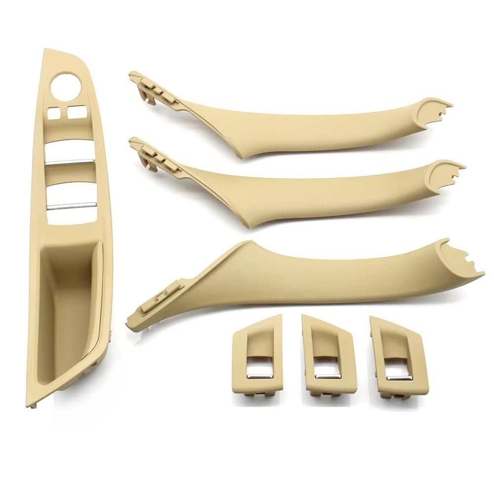 Innentürgriff LHD RHD Auto Innentür Armlehne Innen Pull Griff Set Für 5 Series F10 F11 523i 525i 528i 530i Türgriff(LHD Beige) von HLJNLVBN