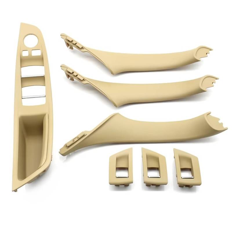 Innentürgriff LHD RHD Auto Innentür Armlehne Innen Pull Griff Set Für 5 Series F10 F11 523i 525i 528i 530i Türgriff(LHD Beige) von HLJNLVBN