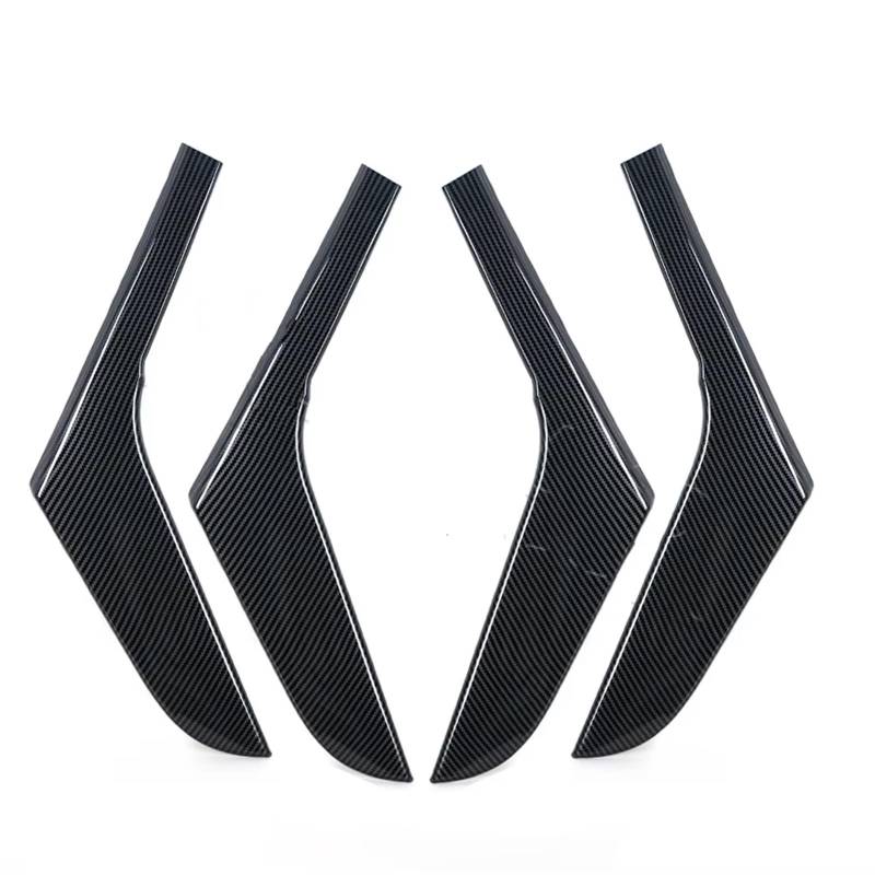 Innentürgriff Links Und Rechts Carbonfaser-Innentürverkleidung, Zugleiste, Türgriff, Dekorative Leiste Für VW Für Golf 6 Für GTI MK6 2009–2014 Türgriff(A Front x Rear 4Piece) von HLJNLVBN