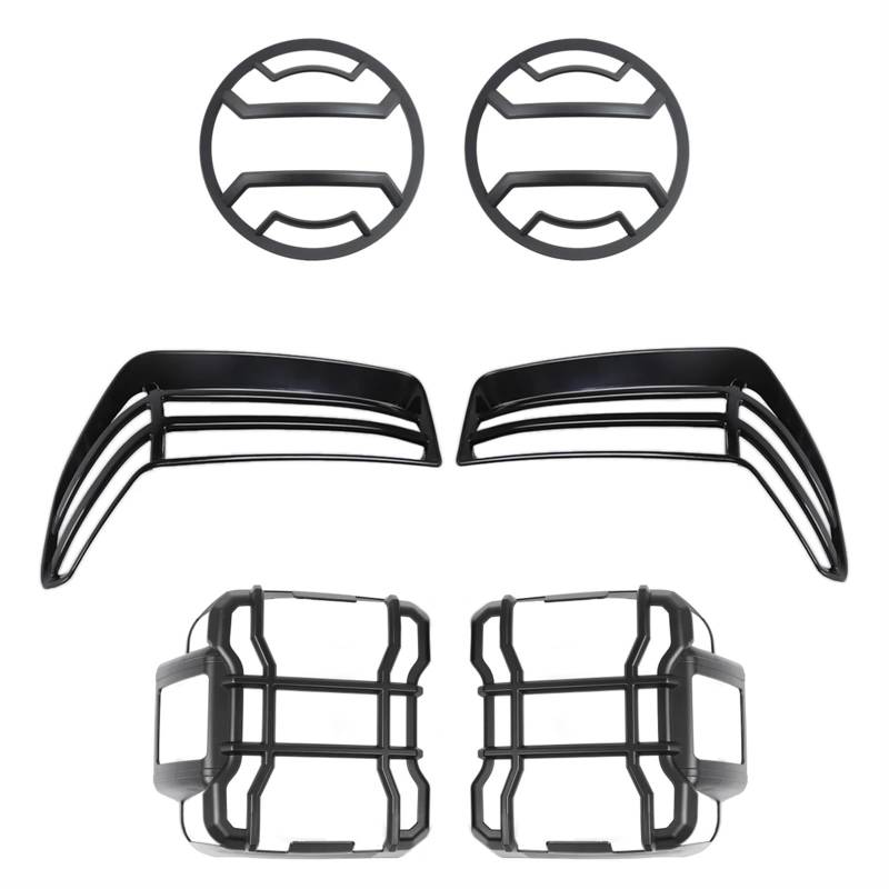 Jeep Rückleuchten Für Wrangler Für JL Für Gladiator Für JT 2018-2023 Vorderrad Augenbraue Abdeckung Scheinwerfer Trim LED Rücklicht Leds Schutz Rücklichter von HLJNLVBN