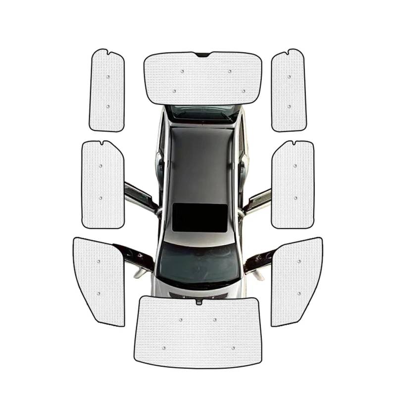 Sonnenschutz Vorhang Auto Abdeckung Sonnenschirme Sun Proof Pad Vorhänge Auto Fenster Sonnenschutz Abdeckungen Für Hyundai Für Starex H-1 Für Huiyi Für IMax 2007-2017 Auto Fenster Sonnenschutz(All Sun von HLJNLVBN