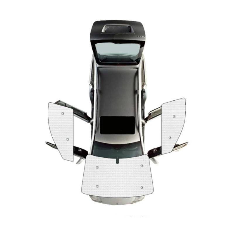 Sonnenschutz Vorhang Auto Unti-UV Vollständige Abdeckung Sonnenschirm Für Dacia Für Spring Für Electric 2019 2020 2021 2022 2023 2024 Sonnenschirm Zubehör Sonnenblende Auto Fenster Sonnenschutz(Front von HLJNLVBN