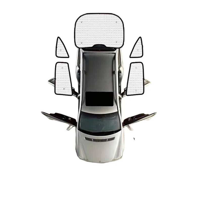 Sonnenschutz Vorhang Auto Vollständige Abdeckung Sonnenschirme Anti-Uv Auto Sonnenschutz Fenster Sonnenschutz Abdeckung Zubehör Für Tesla Für Modell Y 2020-2023 2024 Auto Fenster Sonnenschutz(Rear sun von HLJNLVBN