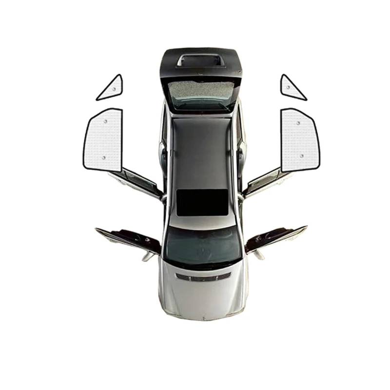 Sonnenschutz Vorhang Für Ford Für Focus 2 MK2 MK 2,5 Limousine 2004-2010 Volle Abdeckungen Sonnenschirme Surround Windschutzscheibe Seite Fenster Visier Auto Zubehör Auto Fenster Sonnenschutz(Rear Win von HLJNLVBN